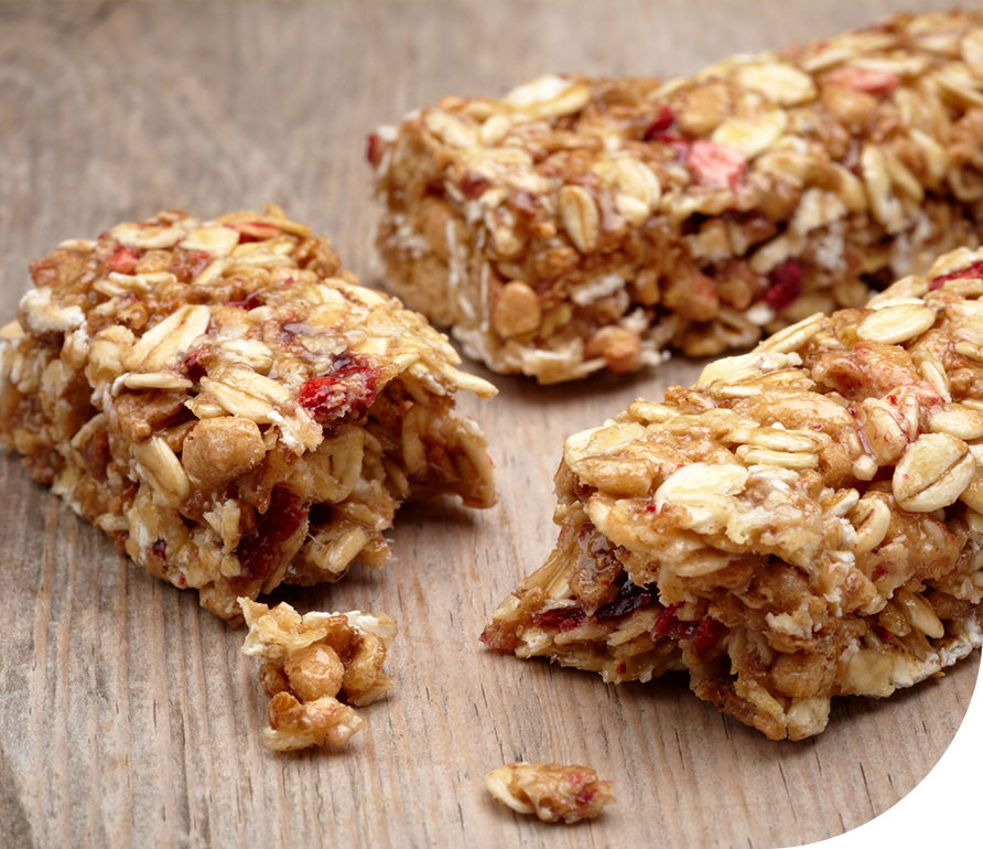 granola energy bars made from brown rice syrup